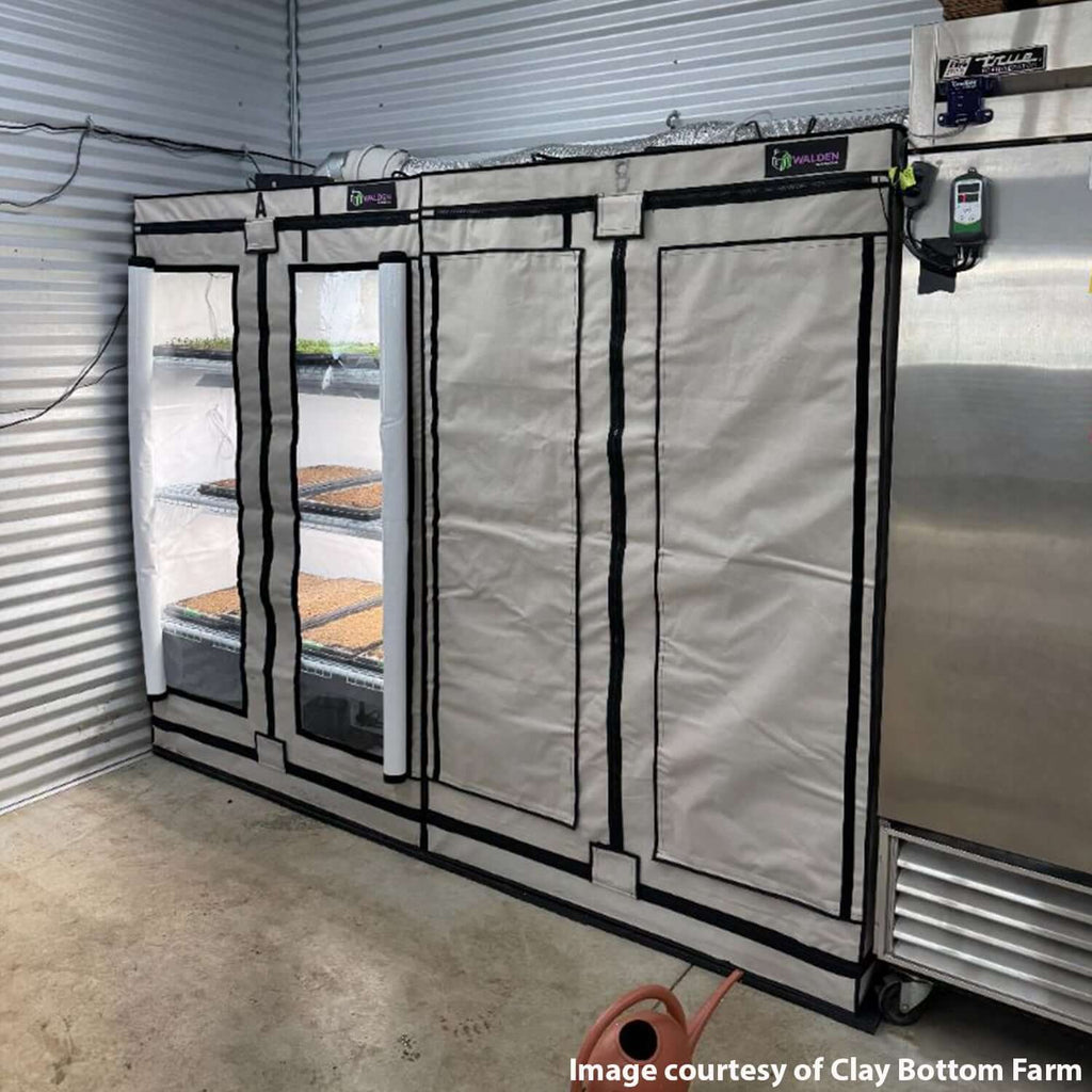 Active Grow Greens & Veggies 3-Tier Walden White LED Grow Tent Kit product image 6