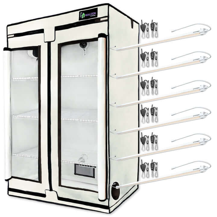 Active Grow House Plants 3-Tier Walden White LED Grow Tent Kit product image 2