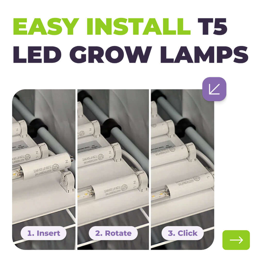 Active Grow T5 HO 2.0 4FT 4 Lamp LED Mushroom Grow Light (216W Eqv.) product image 6