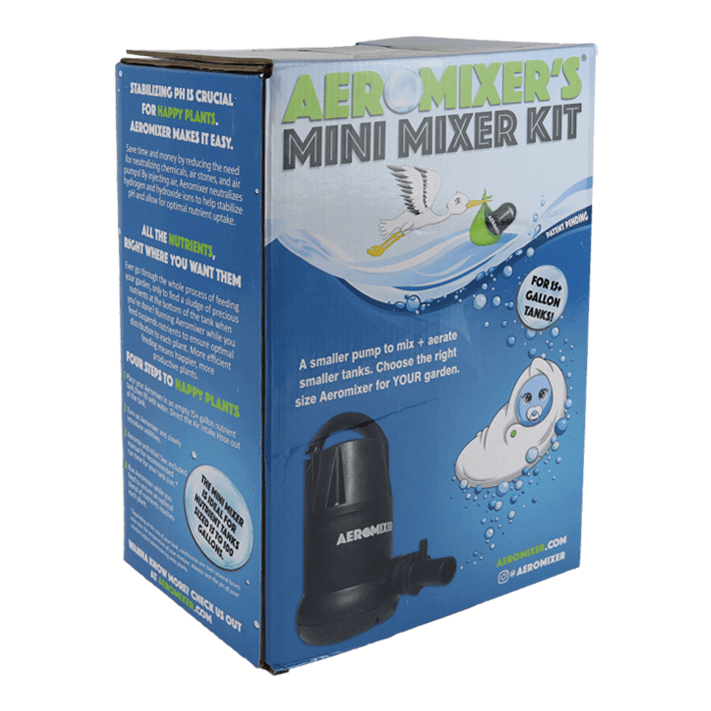 Aeromixer Mini Mixer | AERO20-100 | Grow Tents Depot | Planting & Watering | 865601000428