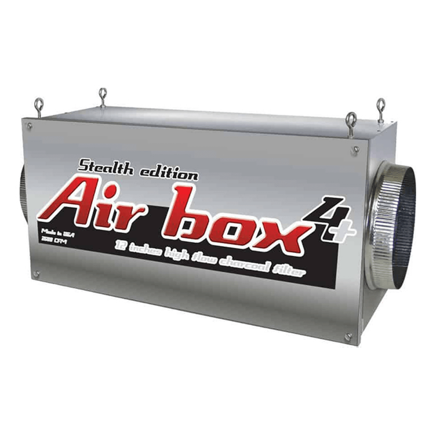 Air Box 4+ Stealth Edition 12" Carbon Filter | HT4754 | Grow Tents Depot | Climate Control | 816731012980