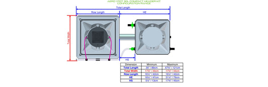 ALIEN Hydroponics AERO 1 Pot 30L Compact Header Kit product image 1