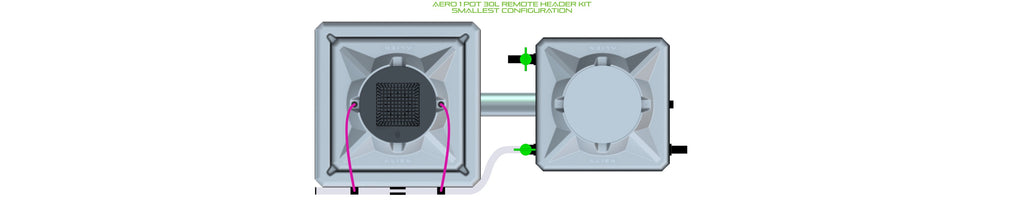 ALIEN Hydroponics AERO 1 Pot 30L Remote Header Kit product image 3