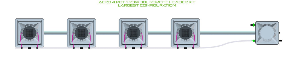 ALIEN Hydroponics AERO 4 Pot 1 Row 30L Remote Header Kit product image 4