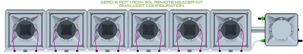 ALIEN Hydroponics AERO 6 Pot 1 Row 30L Remote Header Kit product image 3