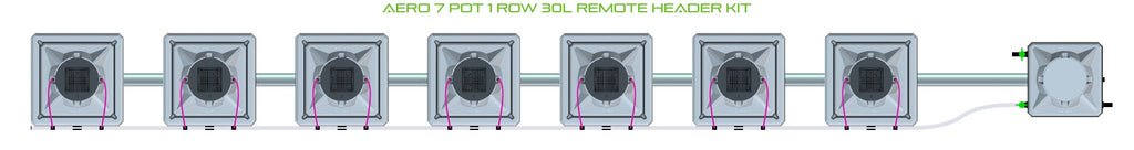 ALIEN Hydroponics AERO 7 Pot 1 Row 30L Remote Header Kit product image 2