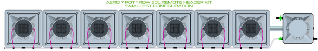 ALIEN Hydroponics AERO 7 Pot 1 Row 30L Remote Header Kit product image 3
