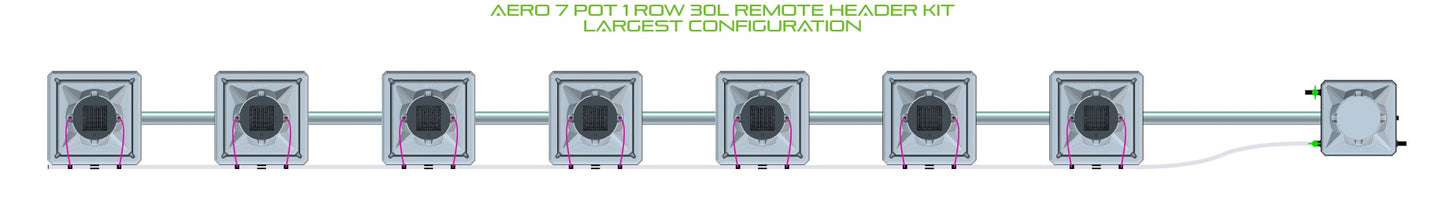 ALIEN Hydroponics AERO 7 Pot 1 Row 30L Remote Header Kit product image 4