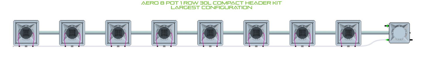 ALIEN Hydroponics AERO 8 Pot 1 Row 30L Compact Header Kit product image 4