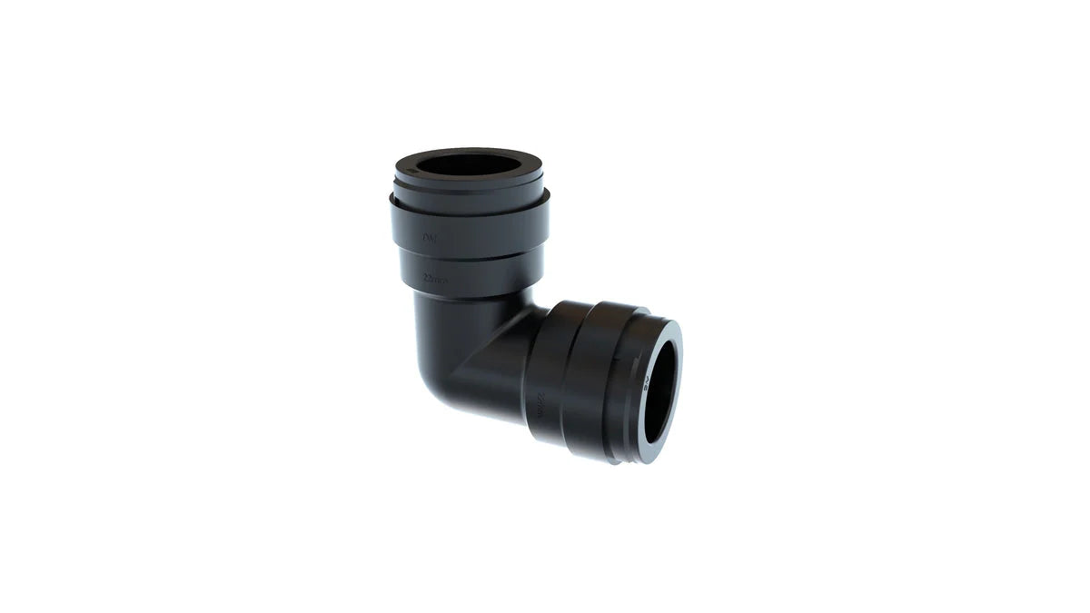 ALIEN Hydroponics DM Push-Fit Elbow 22mm V-SYSTEM product image 1