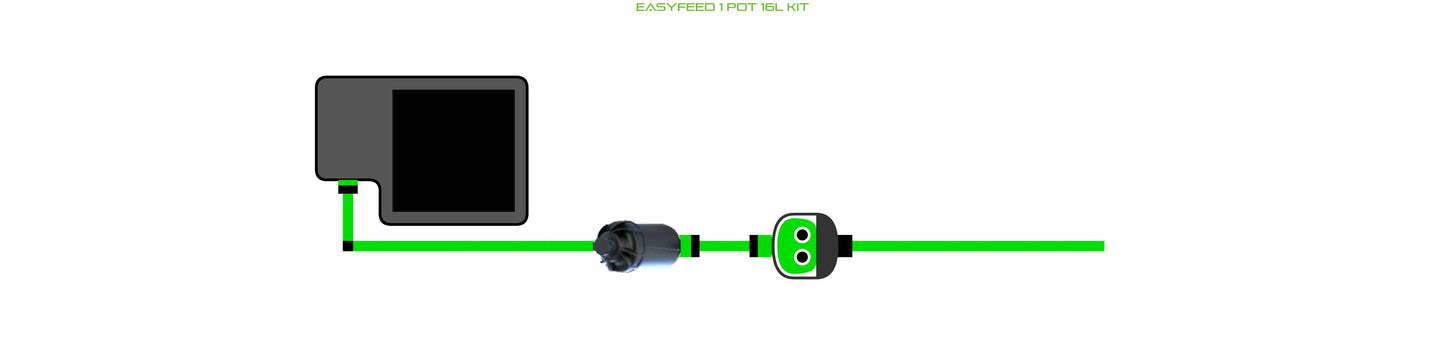 ALIEN Hydroponics EasyFeed 1 Pot 16L Kit product image 1