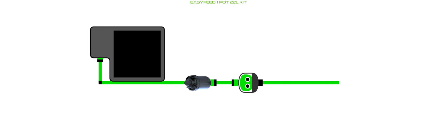 ALIEN Hydroponics EasyFeed 1 Pot 22L Kit product image 1