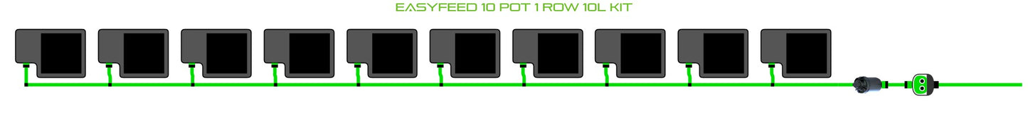 ALIEN Hydroponics EasyFeed 10 Pot 1 Row 10L Kit product image 1