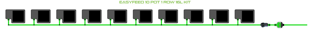 ALIEN Hydroponics EasyFeed 10 Pot 1 Row 16L Kit product image 1