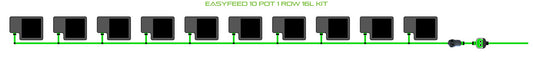 ALIEN Hydroponics EasyFeed 10 Pot 1 Row 16L Kit product image 1