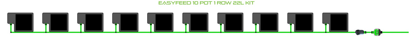 ALIEN Hydroponics EasyFeed 10 Pot 1 Row 22L Kit product image 1