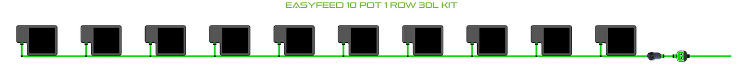 ALIEN Hydroponics EasyFeed 10 Pot 1 Row 30L Kit product image 1