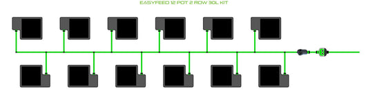 ALIEN Hydroponics EasyFeed 12 Pot 2 Row 30L Kit product image 1