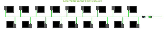 ALIEN Hydroponics EasyFeed 18 Pot 2 Row 30L Kit product image 1