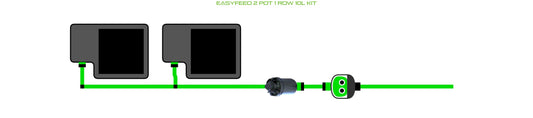 ALIEN Hydroponics EasyFeed 2 Pot 1 Row 10L Kit product image 1