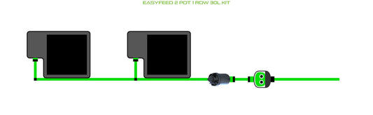ALIEN Hydroponics EasyFeed 2 Pot 1 Row 30L Kit product image 1