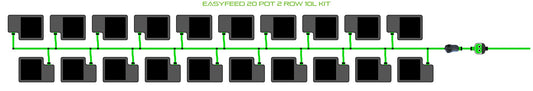 ALIEN Hydroponics EasyFeed 20 Pot 2 Row 10L Kit product image 1