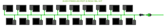 ALIEN Hydroponics EasyFeed 20 Pot 2 Row 16L Kit product image 1