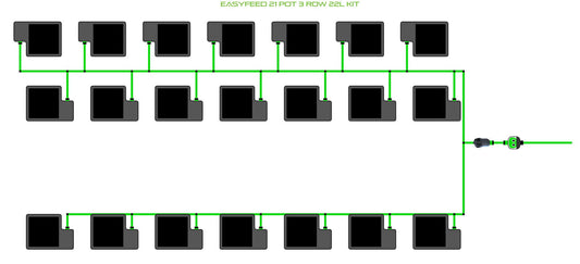 ALIEN Hydroponics EasyFeed 21 Pot 3 Row 22L Kit product image 1
