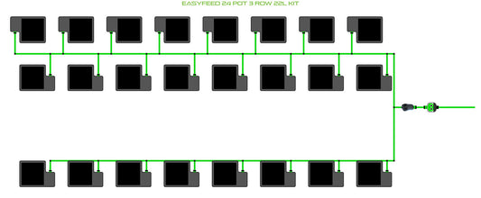 ALIEN Hydroponics EasyFeed 24 Pot 3 Row 22L Kit product image 1