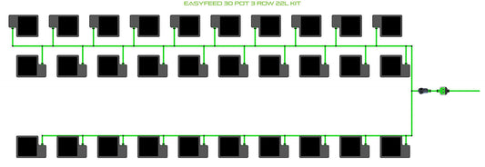 ALIEN Hydroponics EasyFeed 30 Pot 3 Row 22L Kit product image 1
