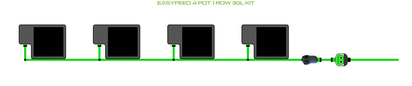 ALIEN Hydroponics EasyFeed 4 Pot 1 Row 30L Kit product image 1