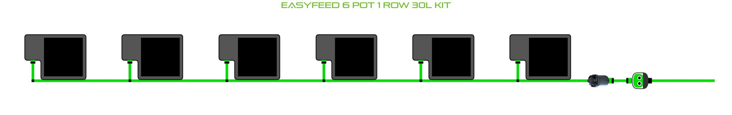 ALIEN Hydroponics EasyFeed 6 Pot 1 Row 30L Kit product image 1