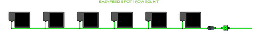 ALIEN Hydroponics EasyFeed 6 Pot 1 Row 30L Kit product image 1
