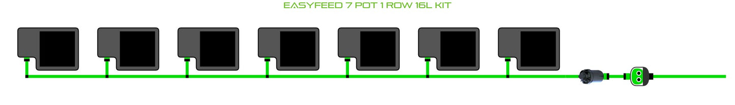 ALIEN Hydroponics EasyFeed 7 Pot 1 Row 16L Kit product image 1