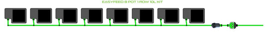 ALIEN Hydroponics EasyFeed 8 Pot 1 Row 10L Kit product image 1