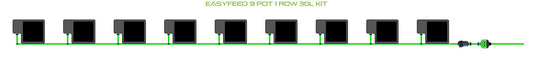 ALIEN Hydroponics EasyFeed 9 Pot 1 Row 30L Kit product image 1