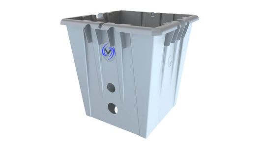 ALIEN Hydroponics Header Pot 20L Silver 40mm product image 1