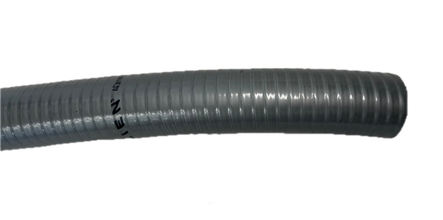 ALIEN Hydroponics Pipe 40mm Silver Spiral Bulk by Meter product image 1