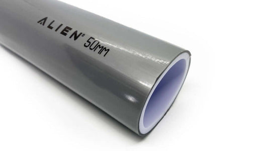 ALIEN Hydroponics Pipe 50mm Silver 100cm Piece product image 1