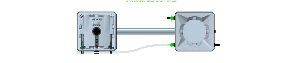ALIEN Hydroponics RAIN 1 Pot 15L Remote Header Kit product image 2