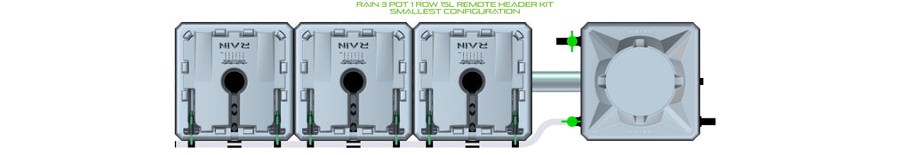 ALIEN Hydroponics RAIN 3 Pot 1 Row 15L Remote Header Kit product image 3