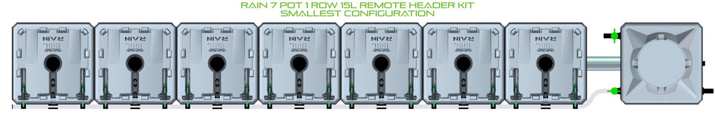 ALIEN Hydroponics RAIN 7 Pot 1 Row 15L Remote Header Kit product image 3