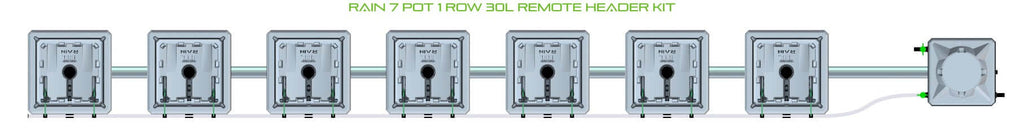 ALIEN Hydroponics RAIN 7 Pot 1 Row 30L Remote Header Kit product image 2