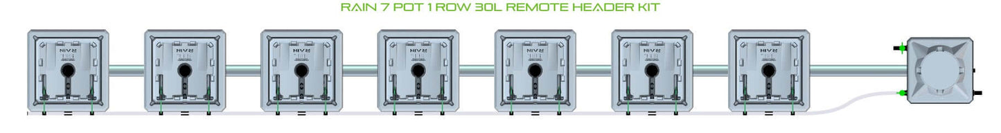 ALIEN Hydroponics RAIN 7 Pot 1 Row 30L Remote Header Kit product image 2