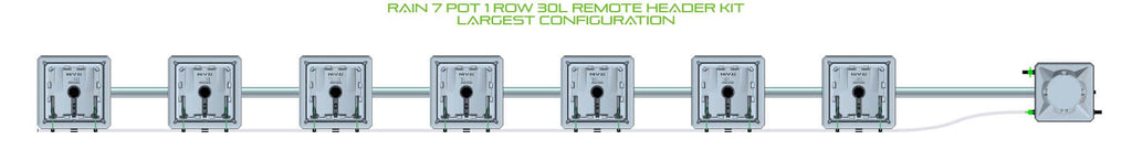ALIEN Hydroponics RAIN 7 Pot 1 Row 30L Remote Header Kit product image 4