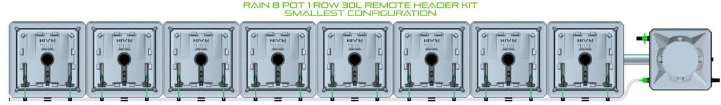ALIEN Hydroponics RAIN 8 Pot 1 Row 30L Remote Header Kit product image 3