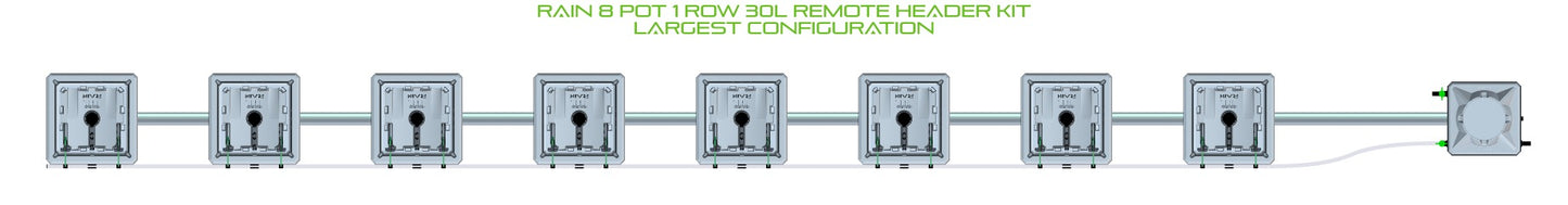 ALIEN Hydroponics RAIN 8 Pot 1 Row 30L Remote Header Kit product image 4