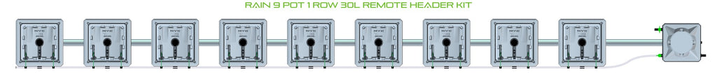 ALIEN Hydroponics RAIN 9 Pot 1 Row 30L Remote Header Kit product image 2