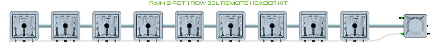 ALIEN Hydroponics RAIN 9 Pot 1 Row 30L Remote Header Kit product image 2