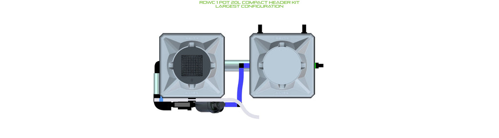 ALIEN Hydroponics RDWC 1 Pot 20L Compact Header Kit product image 4